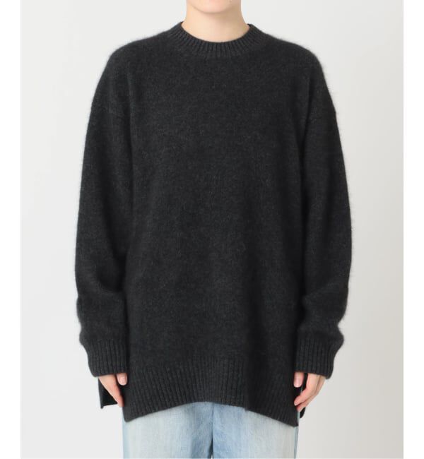 Plage「《予約》Fur Crew-Neck Slit プルオーバー」|ニット・セーター|
