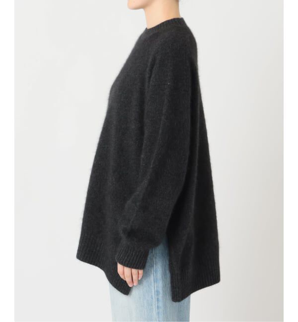Plage「《予約》Fur Crew-Neck Slit プルオーバー」|ニット・セーター|