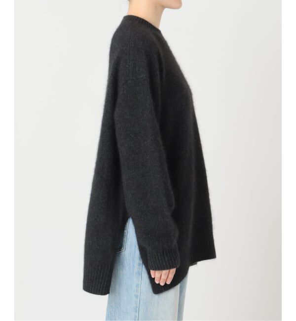 Plage「《予約》Fur Crew-Neck Slit プルオーバー」|ニット・セーター|