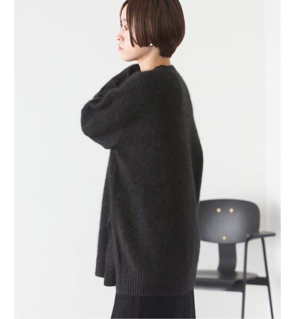 Plage「《予約》Fur Crew-Neck Slit プルオーバー」|ニット・セーター|