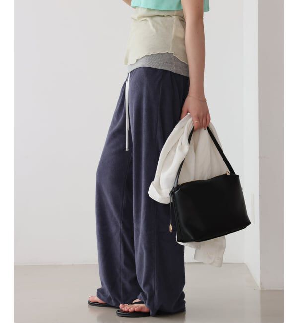SLOBE IENA「《追加2》Plus by ONIT/オニット SLOBE別注 2way パイルパンツ」|その他|