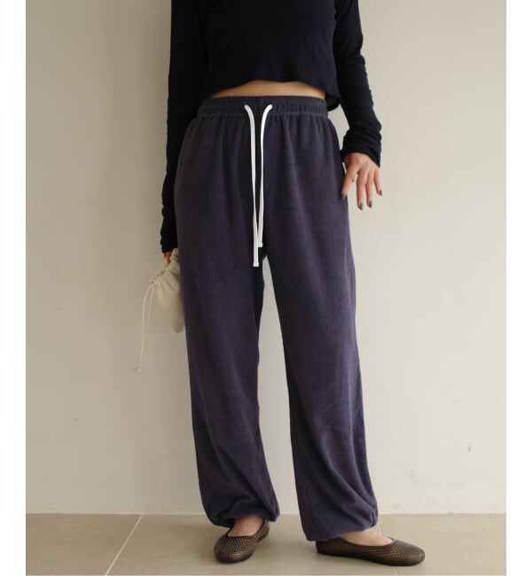 SLOBE IENA「《追加2》Plus by ONIT/オニット SLOBE別注 2way パイルパンツ」|その他|