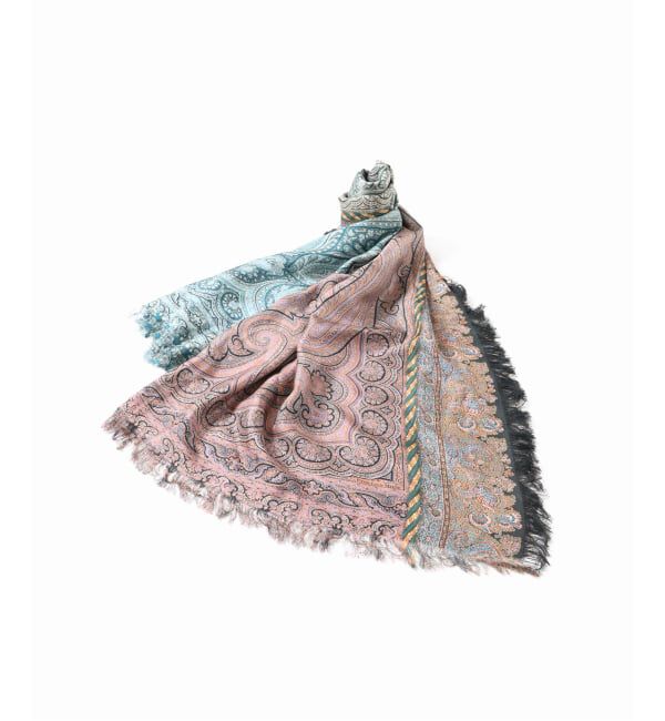 VERMEIL par iena「《予約》PIERRE LOUIS MASCIA ピエール ルイマーシャ Scarf 135x195cm」|バンダナ・スカーフ|ブルー A