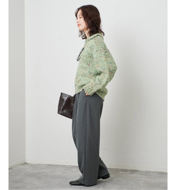 SLOBE IENA「《予約》TRICOTS JEAN MARC/トリコットジーンマルク SLOBE別注 MIXスキッパーニット」|ニット・セーター|
