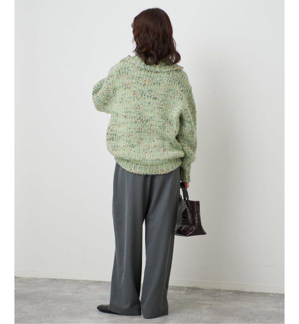 SLOBE IENA「《予約》TRICOTS JEAN MARC/トリコットジーンマルク SLOBE別注 MIXスキッパーニット」|ニット・セーター|