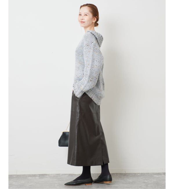 SLOBE IENA「《予約》TRICOTS JEAN MARC/トリコットジーンマルク SLOBE別注 MIXスキッパーニット」|ニット・セーター|