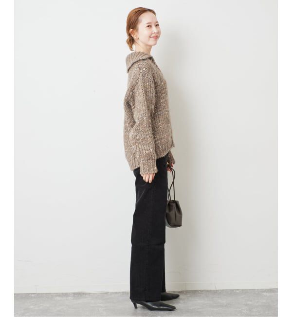 SLOBE IENA「《予約》TRICOTS JEAN MARC/トリコットジーンマルク SLOBE別注 MIXスキッパーニット」|ニット・セーター|