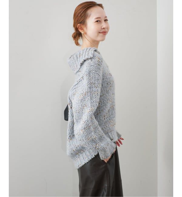 SLOBE IENA「《予約》TRICOTS JEAN MARC/トリコットジーンマルク SLOBE別注 MIXスキッパーニット」|ニット・セーター|