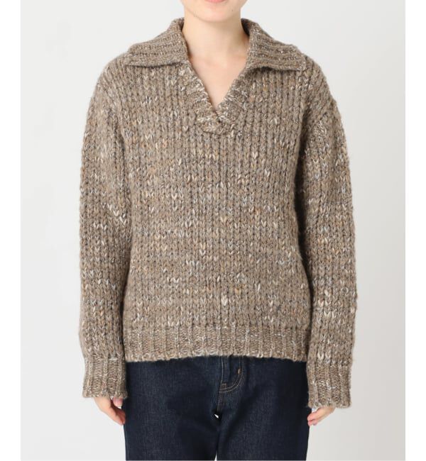 SLOBE IENA「《予約》TRICOTS JEAN MARC/トリコットジーンマルク SLOBE別注 MIXスキッパーニット」|ニット・セーター|
