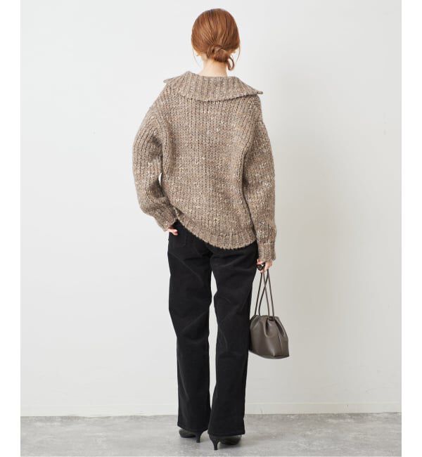 SLOBE IENA「《予約》TRICOTS JEAN MARC/トリコットジーンマルク SLOBE別注 MIXスキッパーニット」|ニット・セーター|