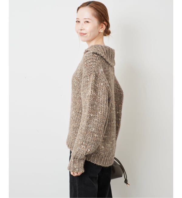 SLOBE IENA「《予約》TRICOTS JEAN MARC/トリコットジーンマルク SLOBE別注 MIXスキッパーニット」|ニット・セーター|