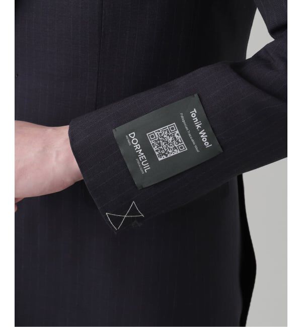 EDIFICE「OLIVER 2ボタン DORMEUIL (ストライプ)」|スーツ|