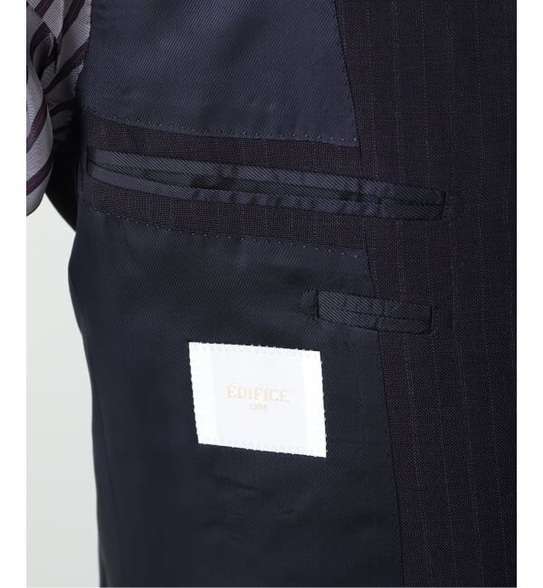 EDIFICE「OLIVER 2ボタン DORMEUIL (ストライプ)」|スーツ|