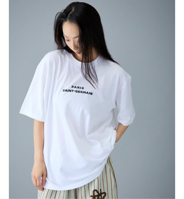 Paris Saint-Germain「【Paris Saint-Germain / パリ・サン＝ジェルマン】 JP BACK EMBLEM  TEE」|Tシャツ・カットソー|ホワイト
