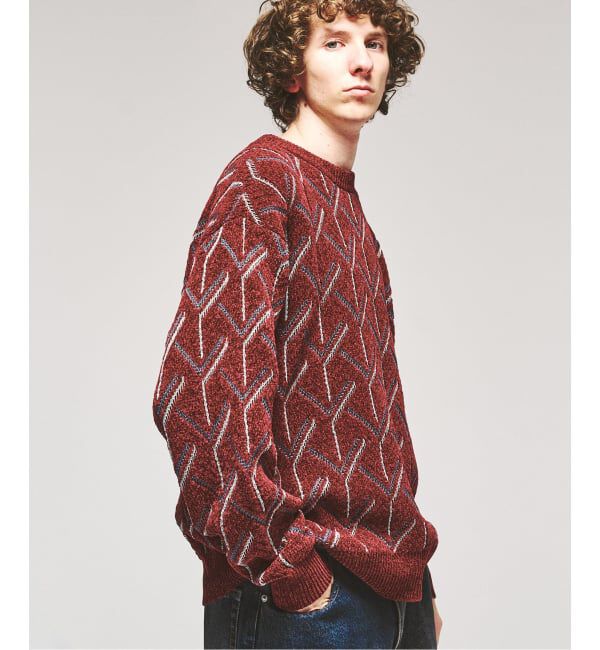 417 EDIFICE「モールニット パターン プルオーバー」|ニット・セーター|