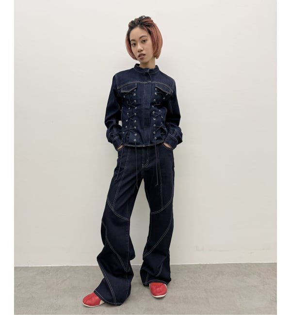 Oriens JOURNAL STANDARD「パネルドデニムパンツ」|デニム|