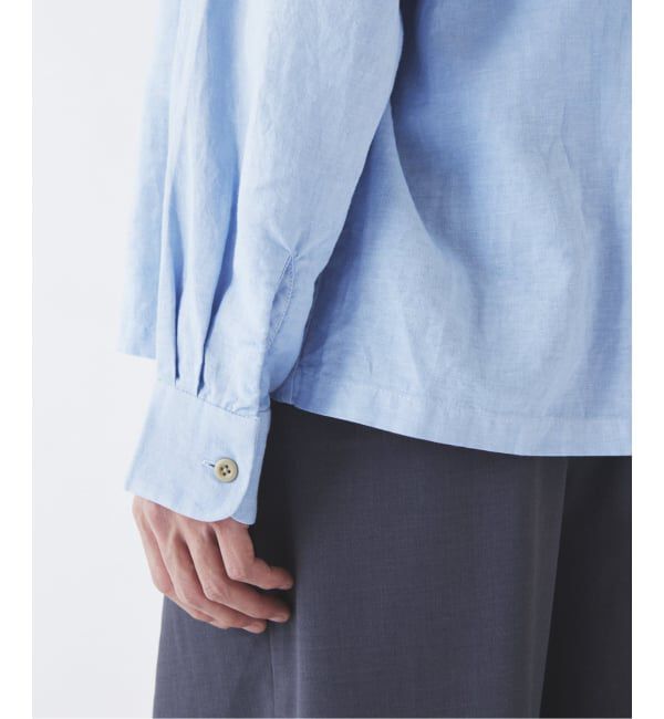 JOURNAL STANDARD relume「European Flax / ヨーロピアンフラックス 製品染め オープンカラーシャツ」|シャツ・ブラウス|