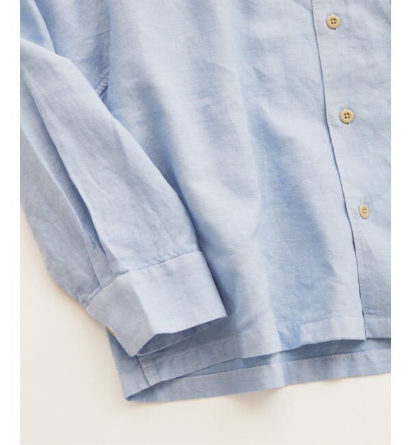 JOURNAL STANDARD relume「European Flax / ヨーロピアンフラックス 製品染め オープンカラーシャツ」|シャツ・ブラウス|