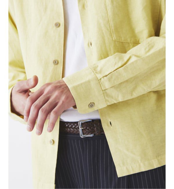 JOURNAL STANDARD relume「European Flax / ヨーロピアンフラックス 製品染め オープンカラーシャツ」|シャツ・ブラウス|