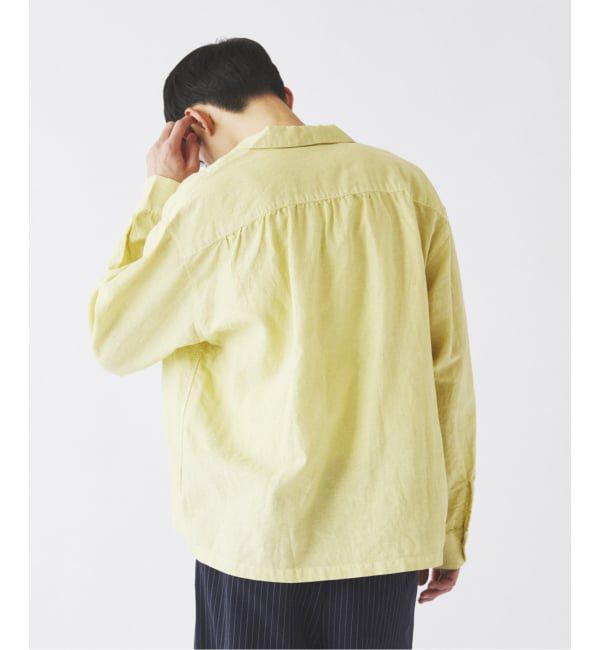 JOURNAL STANDARD relume「European Flax / ヨーロピアンフラックス 製品染め オープンカラーシャツ」|シャツ・ブラウス|