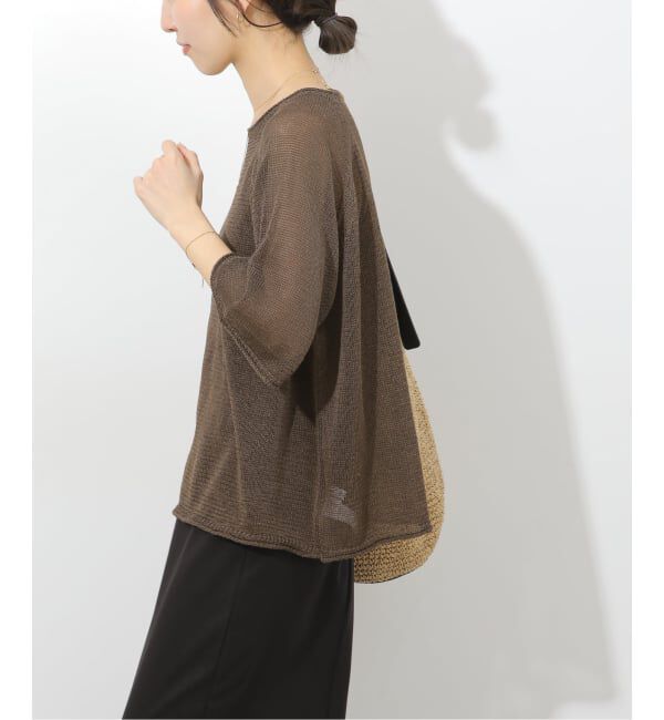 JOURNAL STANDARD relume「PEリネンハーフスリーブプルオーバー」|ニット・セーター|