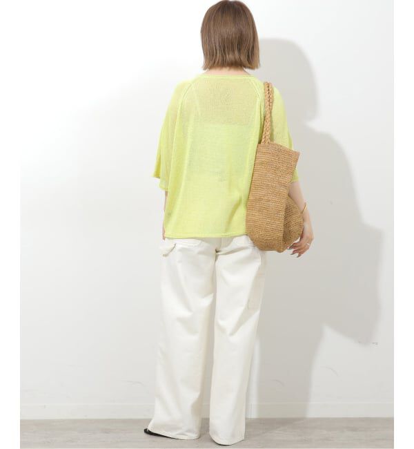 JOURNAL STANDARD relume「PEリネンハーフスリーブプルオーバー」|ニット・セーター|