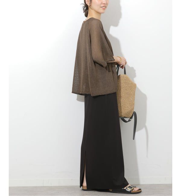 JOURNAL STANDARD relume「PEリネンハーフスリーブプルオーバー」|ニット・セーター|