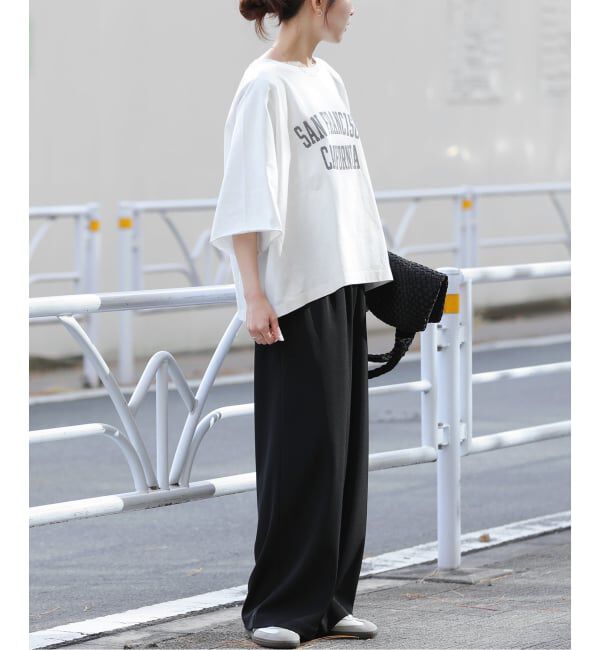 JOURNAL STANDARD relume「《追加》カットオフワイドロゴTee」|Tシャツ・カットソー|