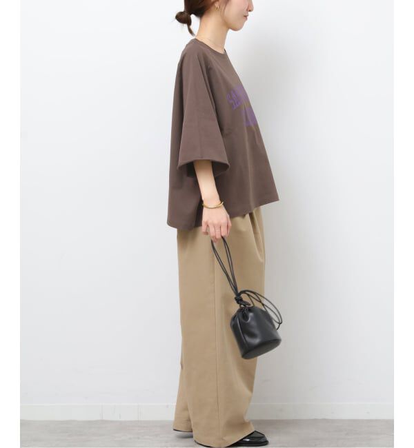 JOURNAL STANDARD relume「《追加》カットオフワイドロゴTee」|Tシャツ・カットソー|