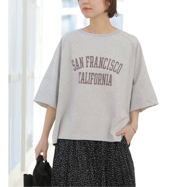 JOURNAL STANDARD relume「《追加》カットオフワイドロゴTee」|Tシャツ・カットソー|
