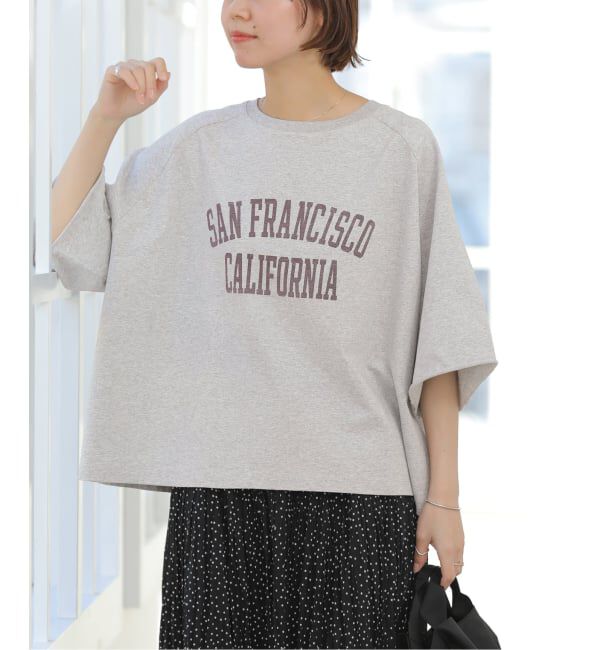 JOURNAL STANDARD relume「《追加》カットオフワイドロゴTee」|Tシャツ・カットソー|