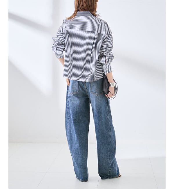 journal standard L'essage「バレルワイドデニムパンツ」|デニム|