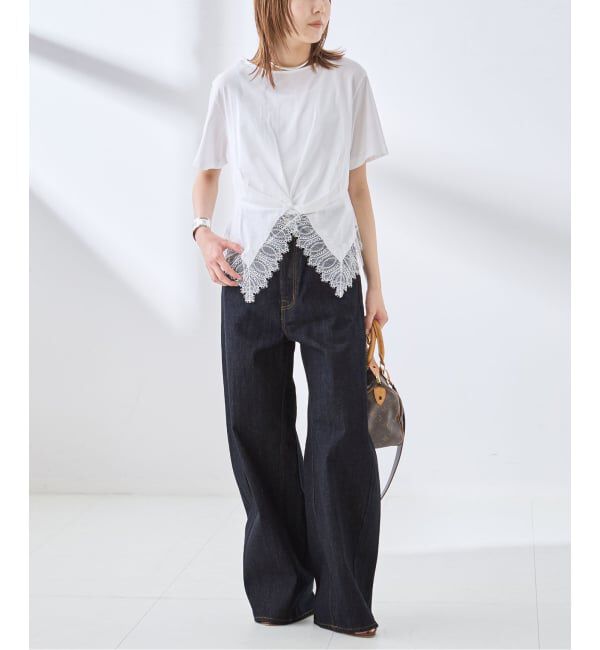 journal standard L'essage「バレルワイドデニムパンツ」|デニム|