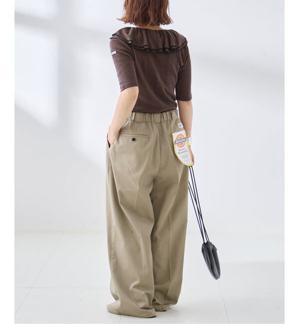 journal standard L'essage「別注 Miller*Uhr Frill Collar S/S カットソー」|Tシャツ・カットソー|
