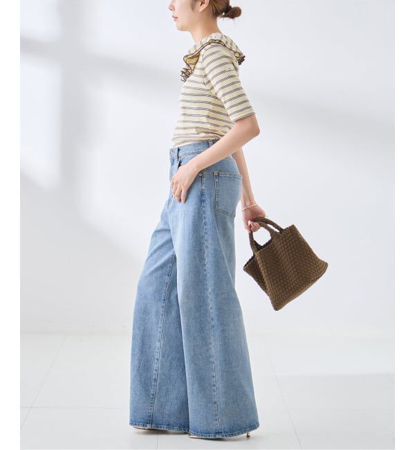 journal standard L'essage「別注 Miller*Uhr Frill Collar S/S カットソー」|Tシャツ・カットソー|