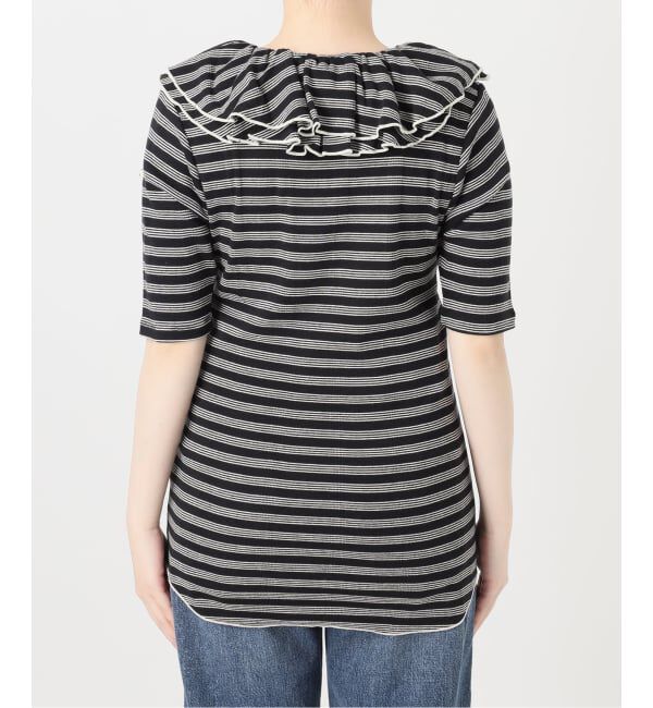 journal standard L'essage「別注 Miller*Uhr Frill Collar S/S カットソー」|Tシャツ・カットソー|