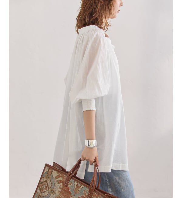 journal standard L'essage「SWボイル2WAYチュニックブラウス」|シャツ・ブラウス|