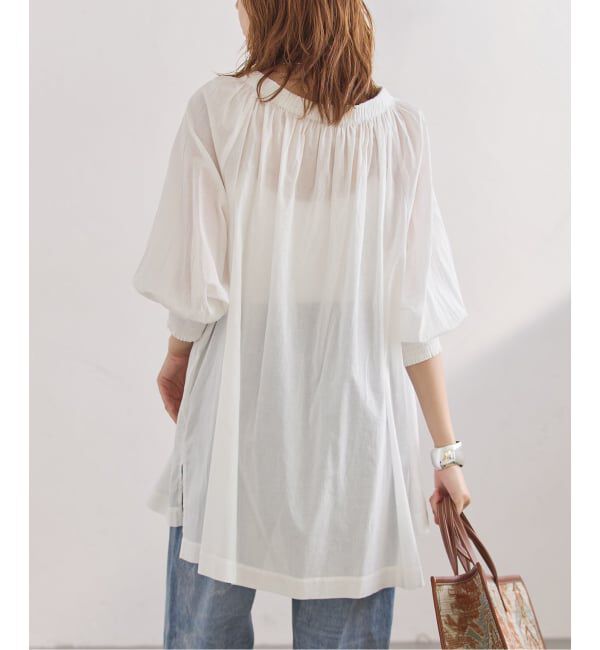 journal standard L'essage「SWボイル2WAYチュニックブラウス」|シャツ・ブラウス|