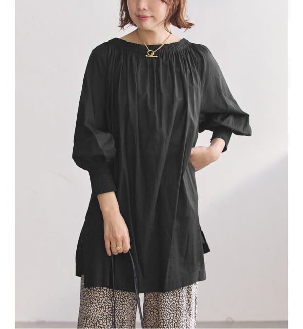 journal standard L'essage「SWボイル2WAYチュニックブラウス」|シャツ・ブラウス|