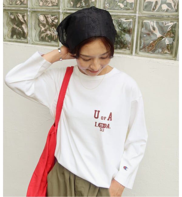 JOURNAL STANDARD relume「別注【MAKI&times;Champion/チャンピオン】ロングスリーブTEE」|Tシャツ・カットソー|