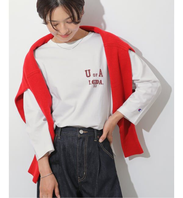JOURNAL STANDARD relume「別注【MAKI&times;Champion/チャンピオン】ロングスリーブTEE」|Tシャツ・カットソー|