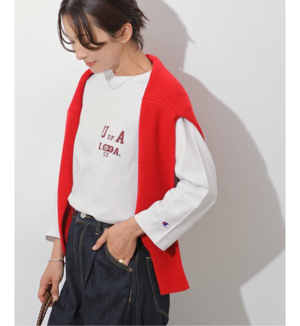 JOURNAL STANDARD relume「別注【MAKI&times;Champion/チャンピオン】ロングスリーブTEE」|Tシャツ・カットソー|
