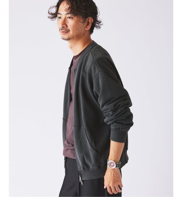 JOURNAL STANDARD relume「ラフカット ノーカラー スウェット カーディガン」|カーディガン|