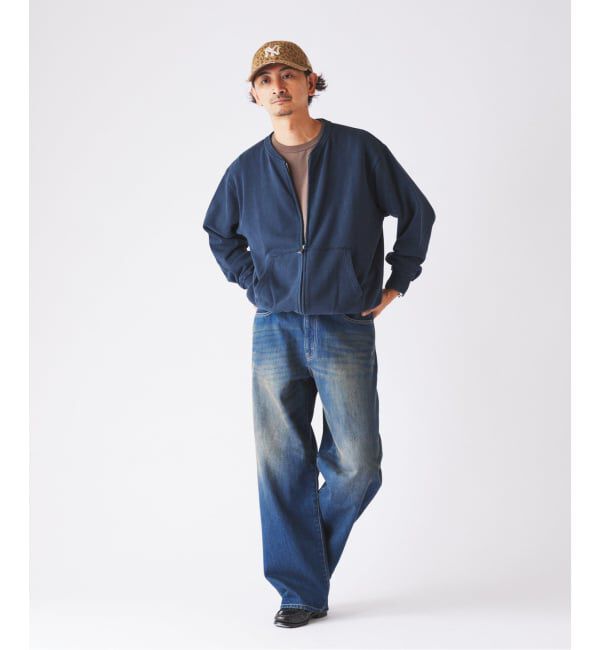 JOURNAL STANDARD relume「ラフカット ノーカラー スウェット カーディガン」|カーディガン|