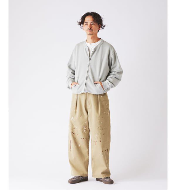 JOURNAL STANDARD relume「ラフカット ノーカラー スウェット カーディガン」|カーディガン|