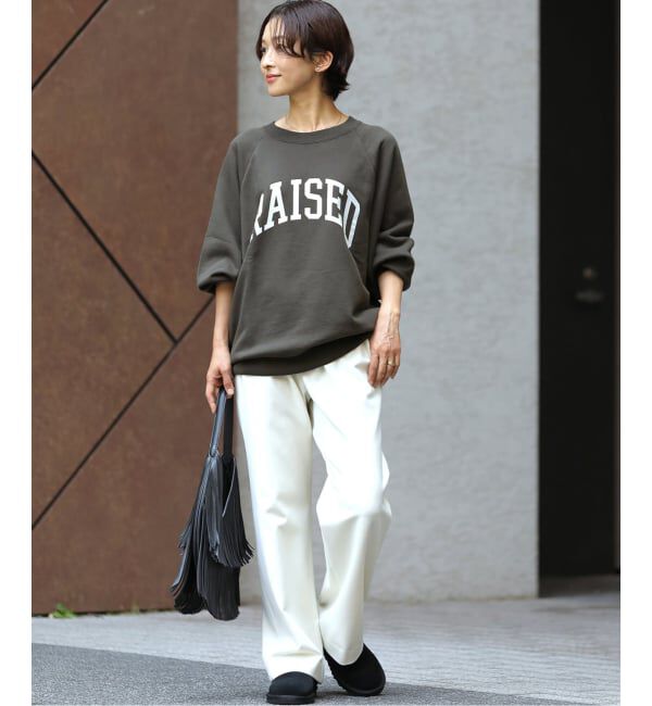 JOURNAL STANDARD relume「《予約》RAISEDラグランロゴスウェット」|スウェット・ジャージ|