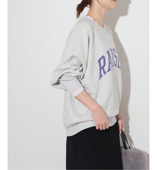 JOURNAL STANDARD relume「《予約》RAISEDラグランロゴスウェット」|スウェット・ジャージ|