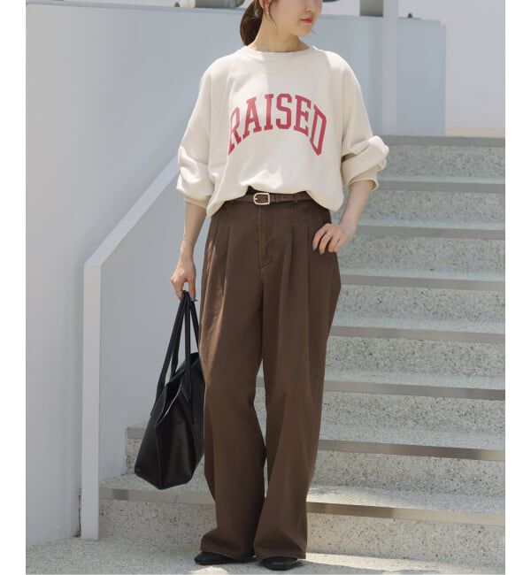JOURNAL STANDARD relume「《予約》RAISEDラグランロゴスウェット」|スウェット・ジャージ|