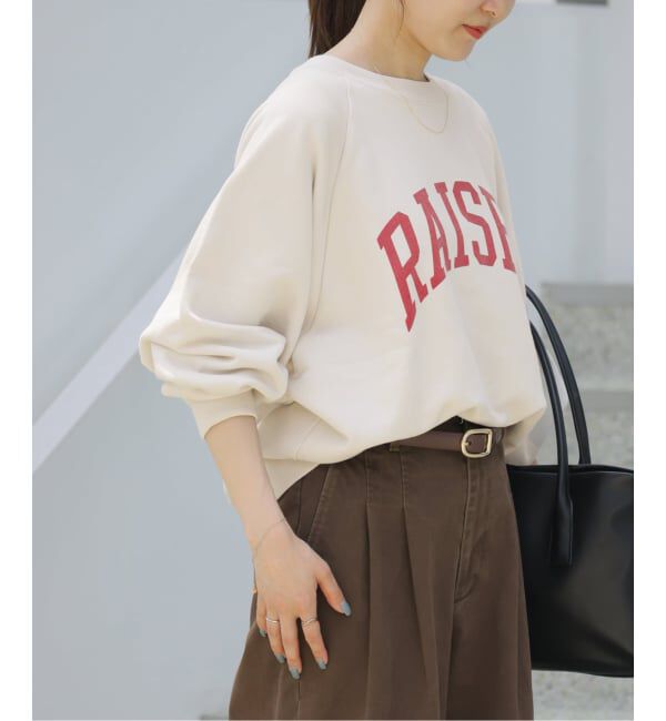 JOURNAL STANDARD relume「《予約》RAISEDラグランロゴスウェット」|スウェット・ジャージ|