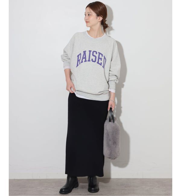 JOURNAL STANDARD relume「《予約》RAISEDラグランロゴスウェット」|スウェット・ジャージ|